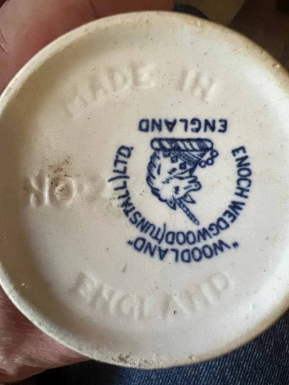 Extremely Rare-After Dinner Blue & White Coffee Set-Enoch Wedgwood-Original box - Picture 9 of 15